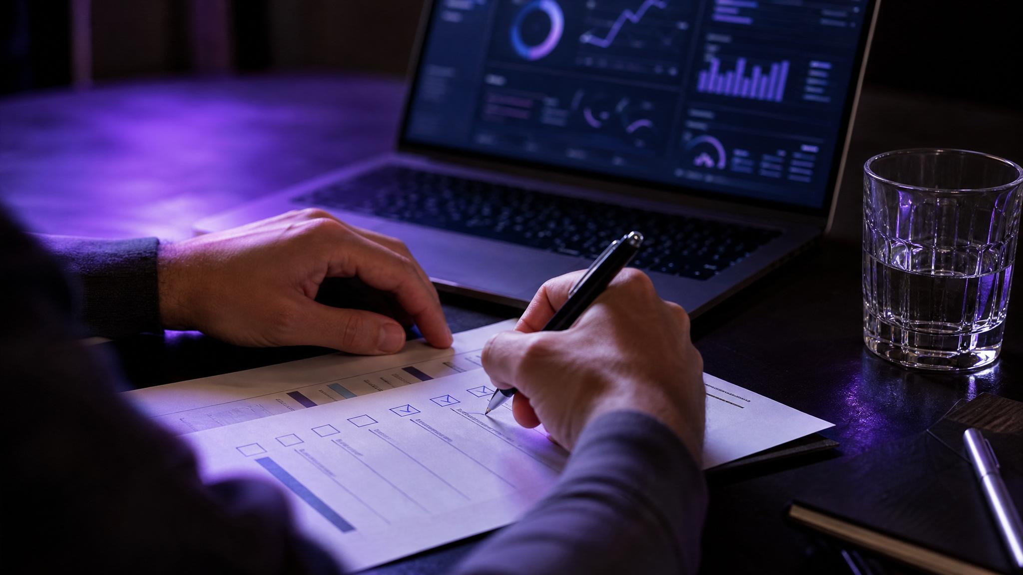 Checklist técnico e comercial para diagnóstico de marketing, site e automação