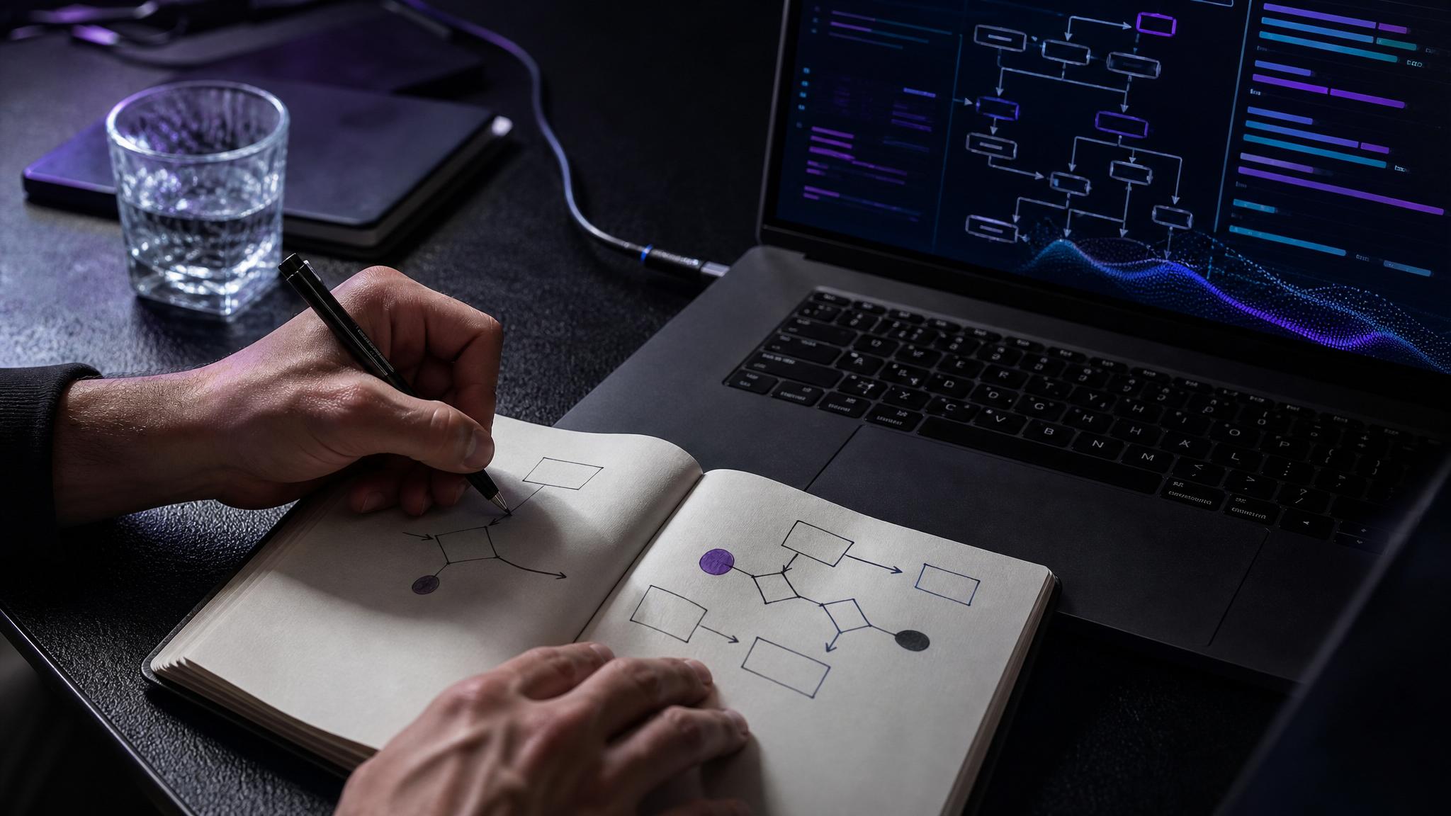 Diagnóstico de fluxo operacional para sistema interno em PHP, HTML e JS